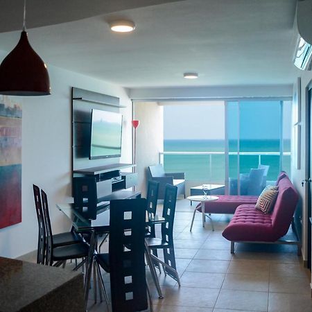 Lindo Departamento Al Pie De Playa Edificio Torre Oceanica Apartment Salinas  Bagian luar foto