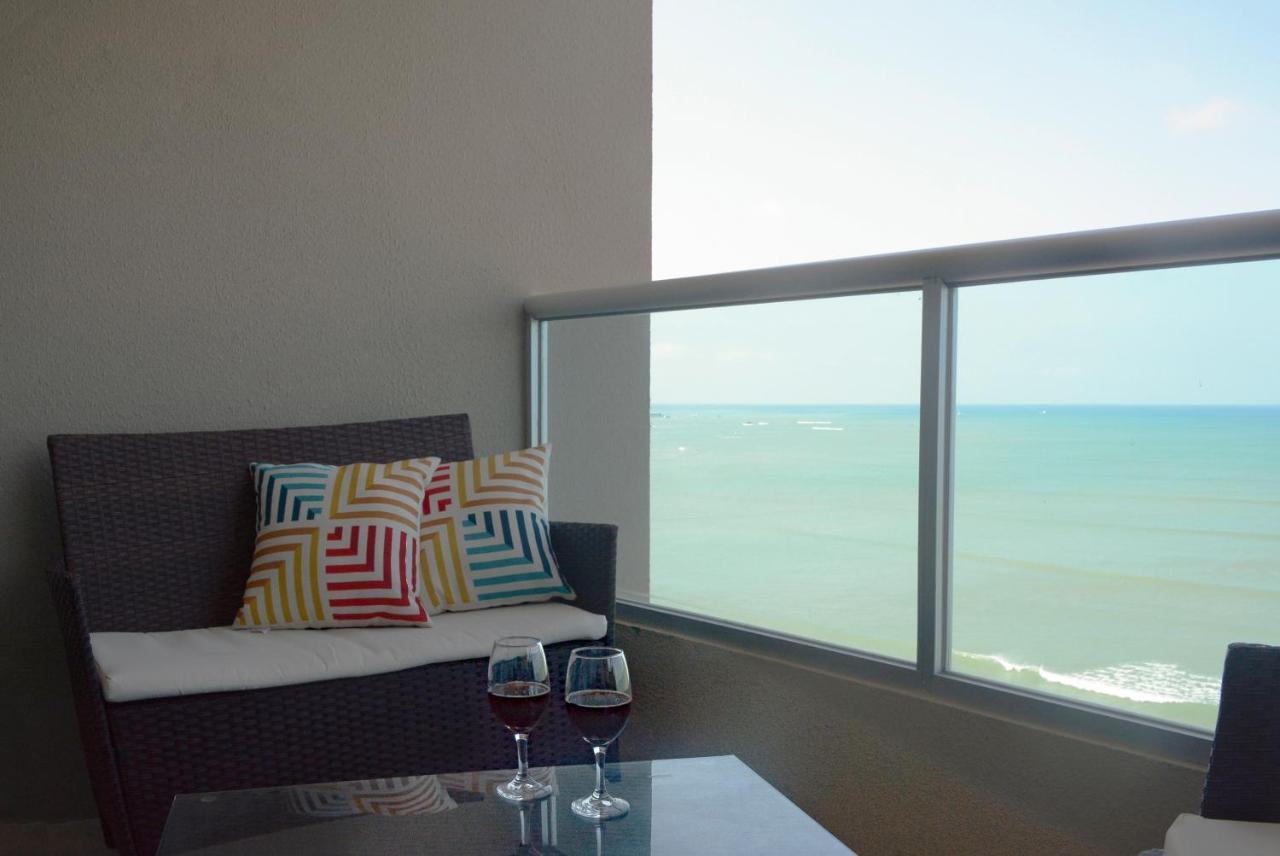 Lindo Departamento Al Pie De Playa Edificio Torre Oceanica Apartment Salinas  Bagian luar foto