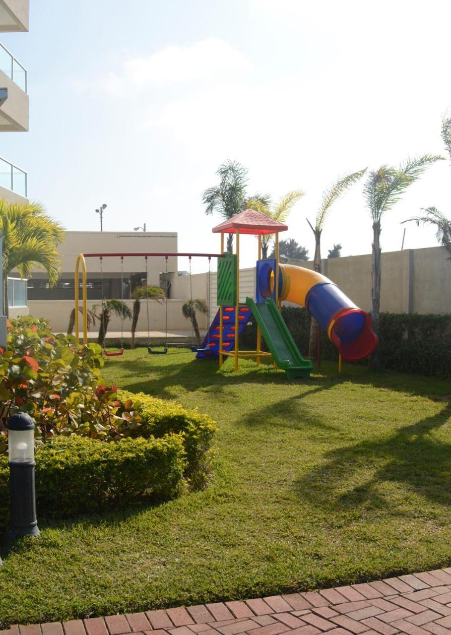 Lindo Departamento Al Pie De Playa Edificio Torre Oceanica Apartment Salinas  Bagian luar foto
