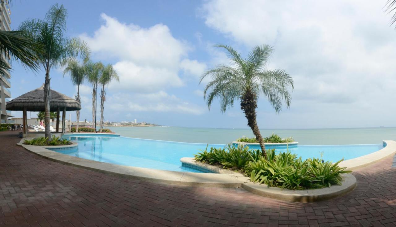 Lindo Departamento Al Pie De Playa Edificio Torre Oceanica Apartment Salinas  Bagian luar foto